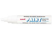 Sanford 63743 uni Paint Marker Broad Tip White