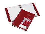Rediform CB389C RED CoilPRO Daily Planner Ruled 1 Day Page 5 3 4 x 8 1 4 Red