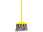Rubbermaid Commercial 6375 00GY Brute Angled Large Broom Poly Bristles 46 7 8 Metal Handle Yellow Gray