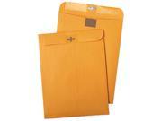 Postage Saving ClearClasp Kraft Envelopes 9 x 12 Brown Kraft 100 Box