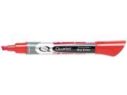 Quartet 5001 4M EnduraGlide Dry Erase Markers Chisel Tip Red Dozen