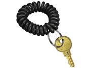 SecurIT 04995 Wrist Key Coil Wearable Key Organizer Flexible Coil Black
