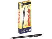 Pilot 30050 BetterGrip Ballpoint Stick Pen Black Ink Medium Dozen