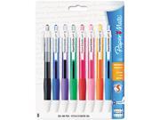 Paper Mate 1746323 Roller Ball Stick Gel Pen Assorted Ink Medium 8 per Pack