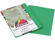 Pacon P8009 Peacock Sulphite Construction Paper 76 lbs 9 x 12 Holiday Green 50 Shts Pk