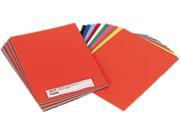 Pacon P6509 Peacock Sulphite Construction Paper 76 lbs. 9 x 12 Assorted 50 Sheets Pack