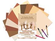 Pacon 9509 Multicultural Construction Paper 76 lbs. 9 x 12 Assorted 50 Sheets Pack