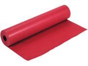 Pacon 63030 Rainbow Duo Finish Colored Kraft Paper 35 lbs. 36 x 1000 ft Scarlet