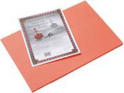 Pacon 103618 Riverside Construction Paper 76 lbs. 12 x 18 Orange 50 Sheets Pack