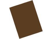 Pacon 103606 Riverside Construction Paper 76 lbs. 9 x 12 Dark Brown 50 Sheets Pack
