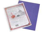 Pacon 103603 Riverside Construction Paper 76 lbs. 9 x 12 Violet 50 Sheets Pack