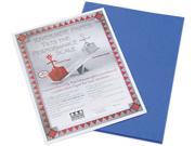 Pacon 103601 Riverside Construction Paper 76 lbs. 9 x 12 Dark Blue 50 Sheets Pack
