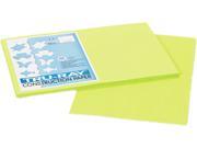 Pacon 103425 Tru Ray Construction Paper 76 lbs. 12 x 18 Brilliant Lime 50 Sheets Pack