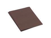 Pacon 103088 Tru Ray Construction Paper 76 lbs. 18 x 24 Dark Brown 50 Sheets Pack