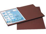 Pacon 103056 Tru Ray Construction Paper 76 lbs. 12 x 18 Dark Brown 50 Sheets Pack