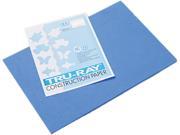 Pacon 103054 Tru Ray Construction Paper 76 lbs. 12 x 18 Blue 50 Sheets Pack