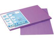Pacon 103041 Tru Ray Construction Paper 76 lbs. 12 x 18 Violet 50 Sheets Pack