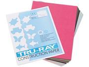 Pacon 103031 Tru Ray Construction Paper 76 lbs. 9 x 12 Assorted 50 Sheets Pack