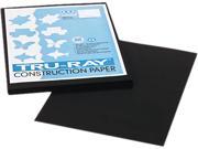 Pacon 103029 Tru Ray Construction Paper 76 lbs. 9 x 12 Black 50 Sheets Pack