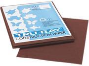 Pacon 103024 Tru Ray Construction Paper 76 lbs. 9 x 12 Dark Brown 50 Sheets Pack