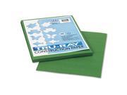 Pacon 103021 Tru Ray Construction Paper 76 lbs. 9 x 12 Dark Green 50 Sheets Pack