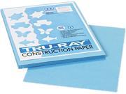 Pacon 103016 Tru Ray Construction Paper 76 lbs. 9 x 12 Sky Blue 50 Sheets Pack