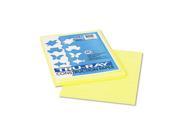 Pacon 103014 Tru Ray Construction Paper 76 lbs. 9 x 12 Light Yellow 50 Sheets Pack