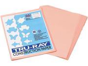 Pacon 103010 Tru Ray Construction Paper 76 lbs. 9 x 12 Salmon 50 Sheets Pack