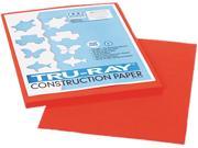 Pacon 103002 Tru Ray Construction Paper 76 lbs. 9 x 12 Orange 50 Sheets Pack