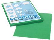 Pacon 102960 Tru Ray Construction Paper 76 lbs. 9 x 12 Holiday Green 50 Sheets Pack