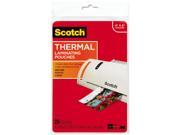 TP5900 20 Scotch Photo size thermal laminating pouches 5 mil 6 x 4 20 pack