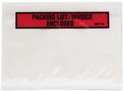 3M T 3 Top Print Packing List Envelope 7 x 5 1 2 White 1000 Carton