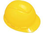 3M H 702R Hard Hat with 4 Point Ratchet Suspension Yellow