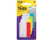 Post it 686 ALYR Durable File Tabs 2 x 1 1 2 Red Yellow Green Blue 24 PK