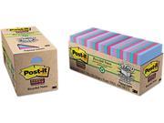 Post it Notes Super Sticky 654 24SST CP Super Sticky Pads Cabinet Pack 3 x 3 5 Tropic Breeze Colors 24 70 Sheet Pads