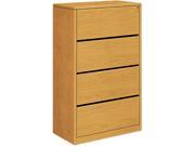 HON 10516CC 10500 Series Four Drawer Lateral File 36w x 20d x 59 1 8h Harvest