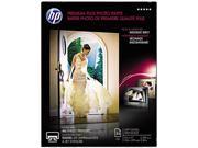 Hewlett Packard CR671A Premium Plus Photo Paper 80 lbs. Soft Gloss 8 1 2 x 11 25 Sheets Pack