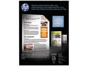 Hewlett Packard Color Laser Presentation Paper 97 Brightness 32lb 8 1 2 x 11 White 250 Pack