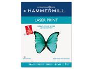 Hammermill Laser Print Office Paper 3 Hole Punch 98 Brightness 24lb Ltr White 500 Rm