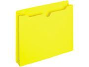 Globe Weis B3043DTYEL File Jacket Two Inch Expansion Letter Yellow 50 Box