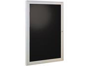 Ghent PA13624B BK Enclosed Letterboard 36 x 24