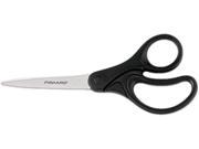 Fiskars 01 004253 Recycled Scissors 8 in. Length Straight Pointed Black