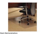 Floortex 1115227ER Ultimat Chair Mat for Plush Pile Carpets 48 x 60 Clear