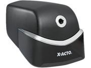 X ACTO 1750 Quiet Electric Pencil Sharpener Black Silver