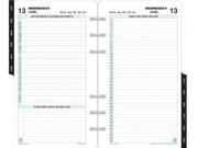 Day Timer 2 Pages Daily Planner Refill Julian Daily 1 Year January 2016 till December 2016 1 Day Double Page Layout 3.75 x 6.75