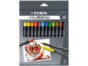 LYRA 6521120 Dual Tip Marker Assorted 12 per Pack