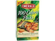 Emerald 34895 100 Calorie Pack Dry Roasted Almonds .63 oz Packs 7 Packs Box