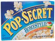 Pop Secret 24680 Microwave Popcorn Homestyle 3.5 oz Bags 3 Bags Box