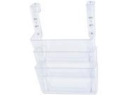Deflect o 73501RT 3 Pocket File Partition Set with Brackets Letter Clear