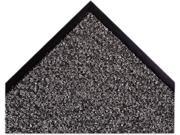 Crown Dust Star Microfiber Wiper Mat 48 x 72 Charcoal
